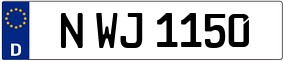 Truck License Plate
